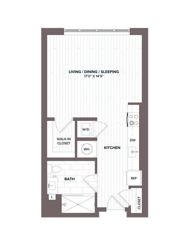 floorplan image of apartment 515